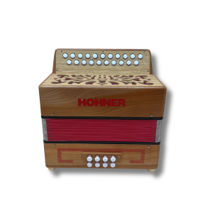 Accordéon Hohner 29/15 Sol/Do  série bois brut