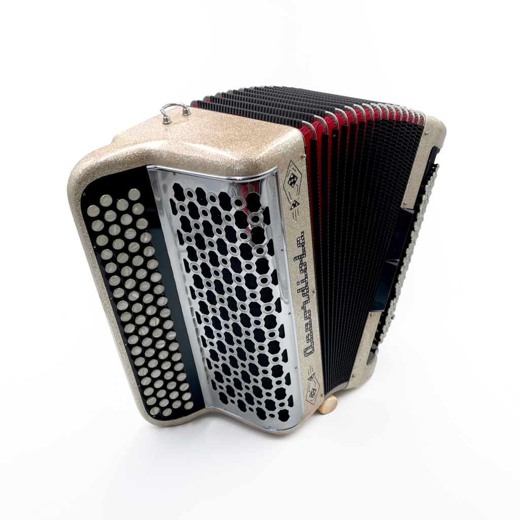 Illustration : Accordiola Argent pailletté