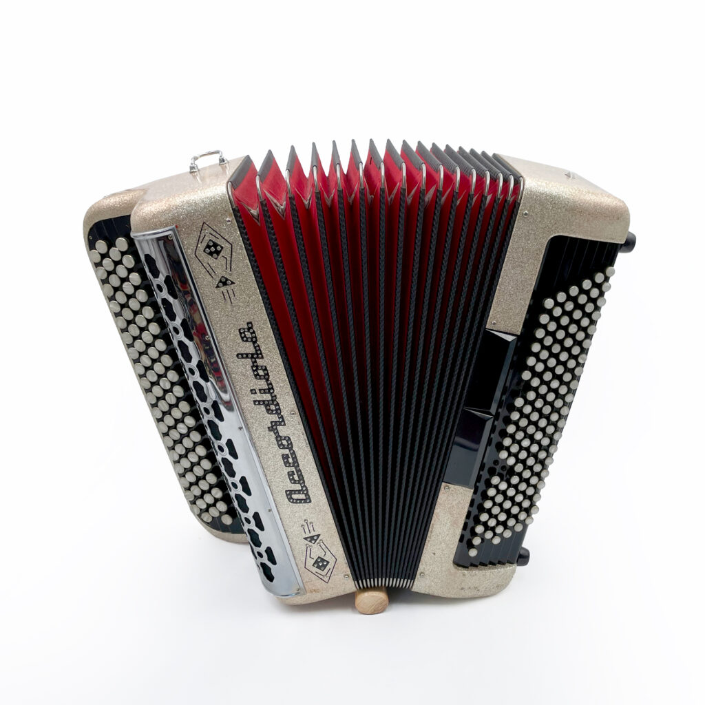 Illustration : Accordiola Argent pailletté