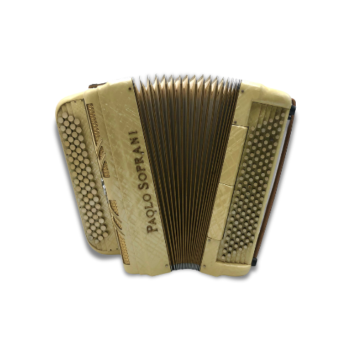 Illustration : Accordéon Paolo Soprani 3 voix 120 basses