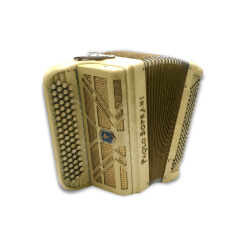 Illustration : Accordéon Paolo Soprani 3 voix 120 basses