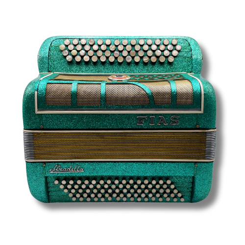 Illustration : Bandonéon Fratelli Crosio blanc marbre